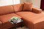 Atelier Del Sofa Petra R Corner Sofá Esquinero Naranja